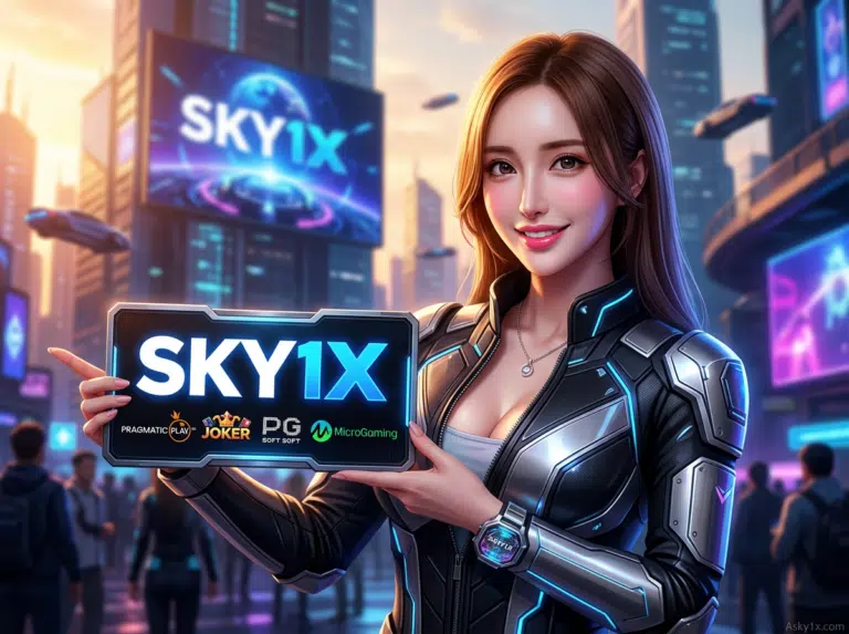 SKY1X กดรับโบนัสสภาพคล่องฟรี
